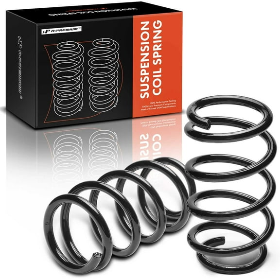 A-Premium 2Pcs Rear Suspension Coil Spring Set Compatible with Ford Edge 2012 2013 2014 2.0L, Driver and Passenger Side, Replace# CT4Z5560B