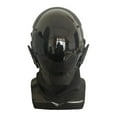 thumbnail image 2 of Máscara Cyber Casco Máscara con trenzas LED Máscara LED Cosplay de Halloween con máscara gótica ligera Máscara de disfraces para disfraces de estilo c, 2 of 7