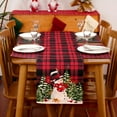 thumbnail image 3 of Newhomestyle Christmas Table Runner Snowman Red Table Runner for Home Party Decor 13x72inch, 3 of 7