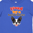 thumbnail image 4 of Inktastic Boston Terrier Dog Girls Baby T-Shirt, 4 of 5