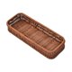 thumbnail image 1 of Cesta de servicio tejida, bandeja de comida, cesta de almacenamiento de cucharas, cesta de servicio cuadrada para M, 1 of 9