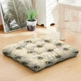 thumbnail image 3 of Hive Pattern Japanese-Style Tatami Mat Seat - 4.7" Thick Meditation Pillow for Adults, Yellow Bumble Bee Design Floor Cushion with Skin-Friendly Fabric, 3 of 3