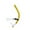 Transparent yellow, variant on Professional swimming training breathing tube full dry free snorkeling breathing diving tube diving equipment