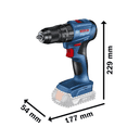 thumbnail image 5 of Martillo Perforador Bosch Gbh 185-Li + Bolsa Gwt 20 azul, 5 of 5