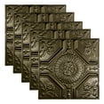 thumbnail image 1 of Great Lakes Tin Rochester Bronze Burst 2ft x 2ft Nail Up Ceiling Tiles (5 Pack), 1 of 6