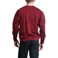 thumbnail image 2 of G-Style USA Men's Long Sleeve Solid Fleece Crewneck Sweatshirt MSC13126 - Burgundy - Medium, 2 of 6