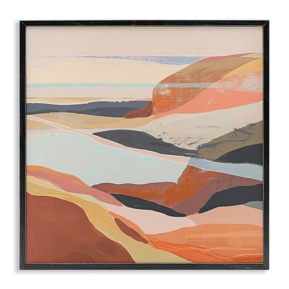 Stupell Industries Contemporary Black Framed Giclee Art, 12 x 12, by Irena Orlov