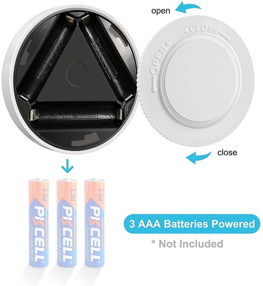 Buy Tap Lights Battery Powered, 5 Pack LED Push Button Lights Battery