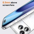 thumbnail image 5 of SULADA For iPhone 17 Pro Case Electroplating Ultra Clear Soft TPU Phone Cover with PU Wrist Strap -, 5 of 5