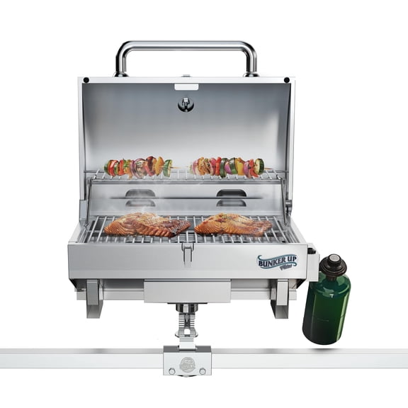 Parrilla para Barco Bunker Up Fishin 12000 BTU Acero Inoxidable