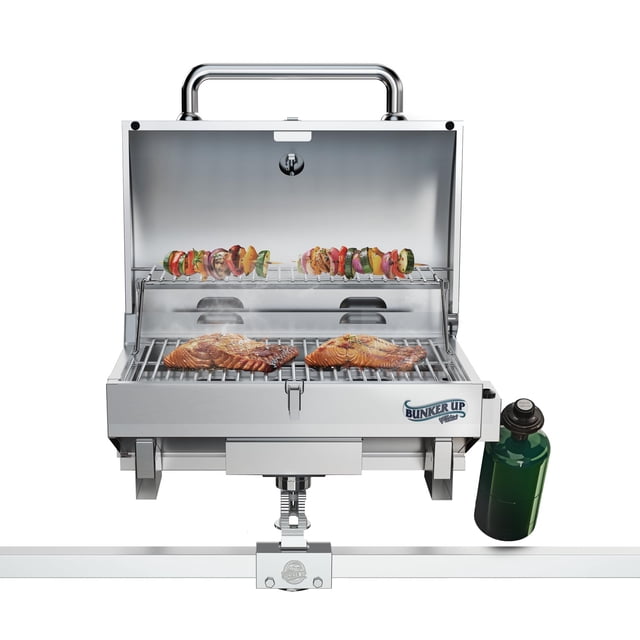Parrilla para Barco Bunker Up Fishin 12000 BTU Acero Inoxidable