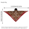 thumbnail image 4 of Satin Paisley Print Scarf Visor Hat, Breathable Polyester Sun Protection Head Wrap Cap Adjustable Outdoor Head Coverage for Women, 4 of 6