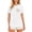 White, variant on Telankuip Awareness Graphic T Shirts for Unisex Casual and Comfortable Casual Crewneck Short Sleeve Graphic Tee for Adult Support Lightweight Comfy Summer Workout T-Shirt Top White XS