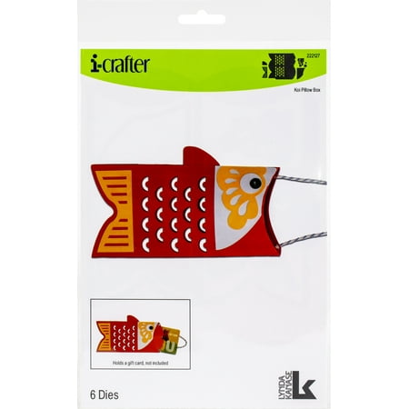 UPC: 0850020048083 | i-crafter Metal Dies Koi Pillow Box