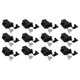 thumbnail image 1 of Paquete de 12 pestillos de presión no magnéticos para abrir cajones y gabinetes, para armarios y dormitorios, 1 of 6