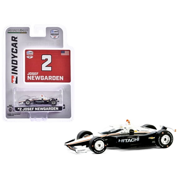 Dallara IndyCar #2 Josef Newgarden "PPG" Team Penske "NTT IndyCar Series" (2024) 1/64 Diecast Model Car by Greenlight