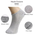 thumbnail image 2 of 4Pair Solid Mesh Women's Short Socks Invisible Ankle Socks Women Summer Breathable Thin Boat Socks Calcetines Black White Gray, 2 of 5