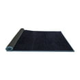 thumbnail image 2 of Ahgly Company Indoor Round Abstract Blue Modern Area Rugs, 6' Round, 2 of 4