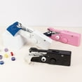 thumbnail image 3 of Er na Mini Sewing Machine Handheld Portable Electric Sewing Machine with Bobbin for Needlework Handwork Home Travel Sewing Accessories,Pink, 3 of 21