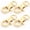 Gold, variant on 4pcs Silver Swivel Lobster Claw Clasp Snap Hook – Circle Shape Trigger Clip for Keychain, Bag, DIY Craft (VT366)