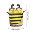 thumbnail image 2 of Bee Cute Portable With High Beauty Creative Double Drinking Cups Girls' Cups For Children And Students To Go To School,Yellow, 2 of 7