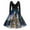 Blue, variant on Women's Casual Fashion V Neck Long Sleeve Christmas Printed Party Vintage Dress for Holiday Events and Retro Style, Perfect for Women's Evening Wear,Dark Blue,5XL