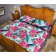 thumbnail image 4 of Juego de cama edredón con estampado de flores de sandía, 4 of 5