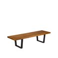 thumbnail image 3 of Percy Bench in Natural, Natural Bench, Manufactured Wood Bench, Natural Line Bench, Natural Wood Bench, Patio Bench, Entryway Bench 60", 3 of 5