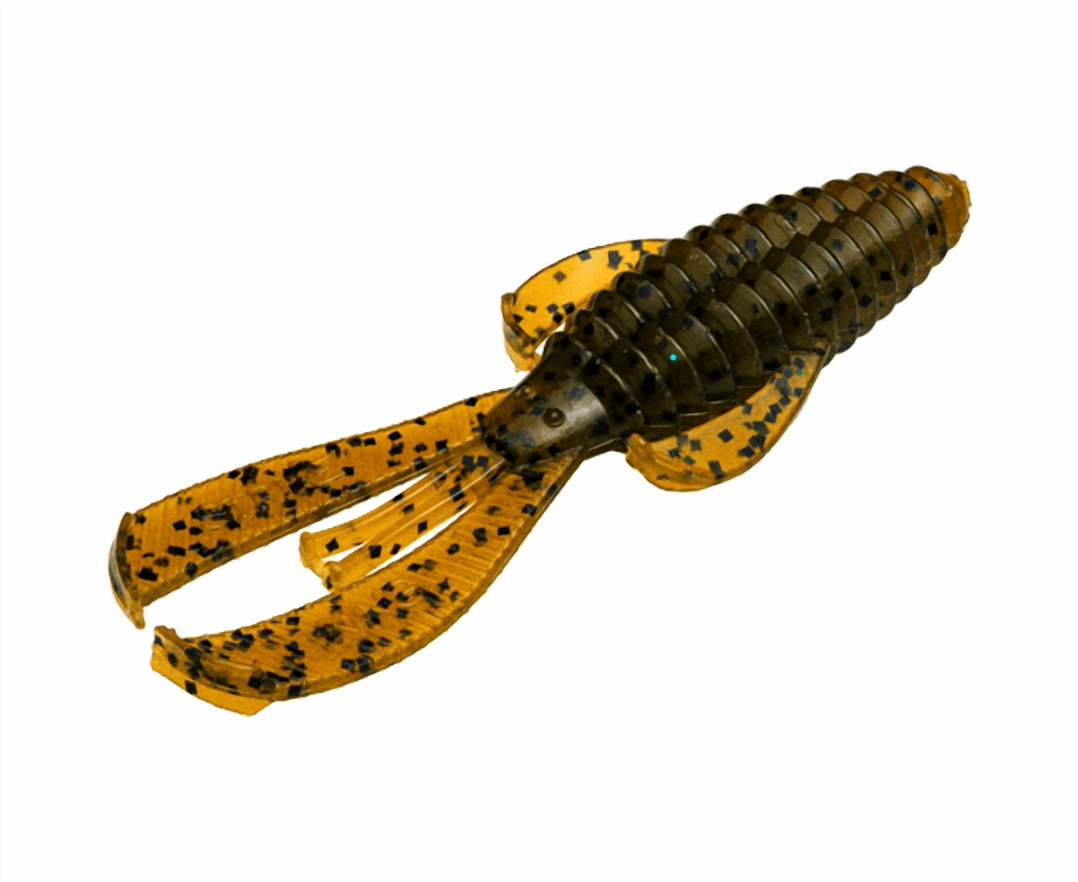 Strike King Rage Baby Bug 3 Green Pumpkin - Bass Fishing - Walmart.com