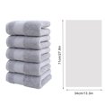 thumbnail image 2 of 5PC Bath Towels Set for Bathroom Cotton Thick Soft Absorbent Towel Set, Bathroom Towels, 2 of 6