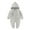 Grey, variant on Generic Knitted Sweater for Toddler Baby Girls Boys Cotton Knitted Hooded Sweater Romper Jumpsuit Outfits Toddler Knitted Romper Cotton Long Sleeve One-Piece Coveralls Hooded Jumpsuit
