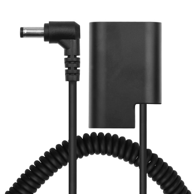 Andoer -BLF19 Dummy Battery Pack DC Coupler Connector Spring Cable Battery Replacement for DMC-GH3 DMC-GH4 DMC-GH5 DMC-GH5S Cameras