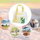 thumbnail image 1 of Bolsa De Pícnic Triángulo portátil Bolsas de picnic Bolsa de almuerzo con aislamiento de película de aluminio (Blanco), 1 of 8