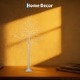 thumbnail image 2 of Decorative Birch Lighted Tree with 144 LED Bulbs, Artificial Light Up Tree, Indoor Light Trees for Home Decor, Wedding Party, Christmas Holiday Lamp, 2 of 9