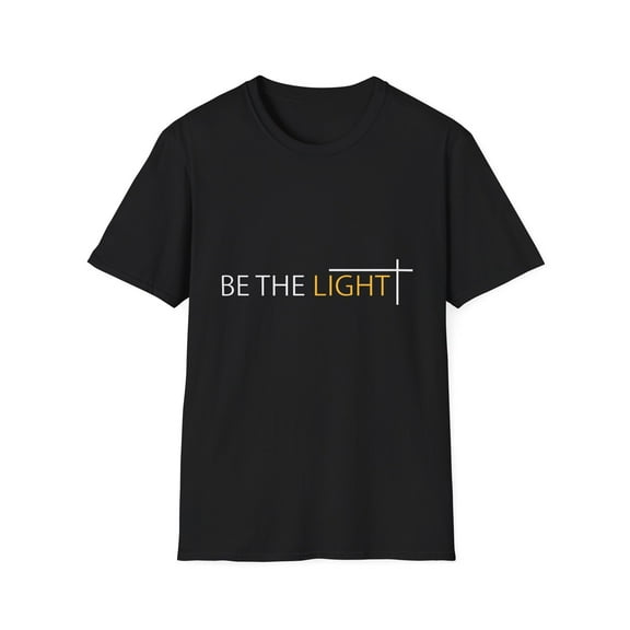 Be The Light Men Women Religious Christian Unisex Softstyle T-Shirt