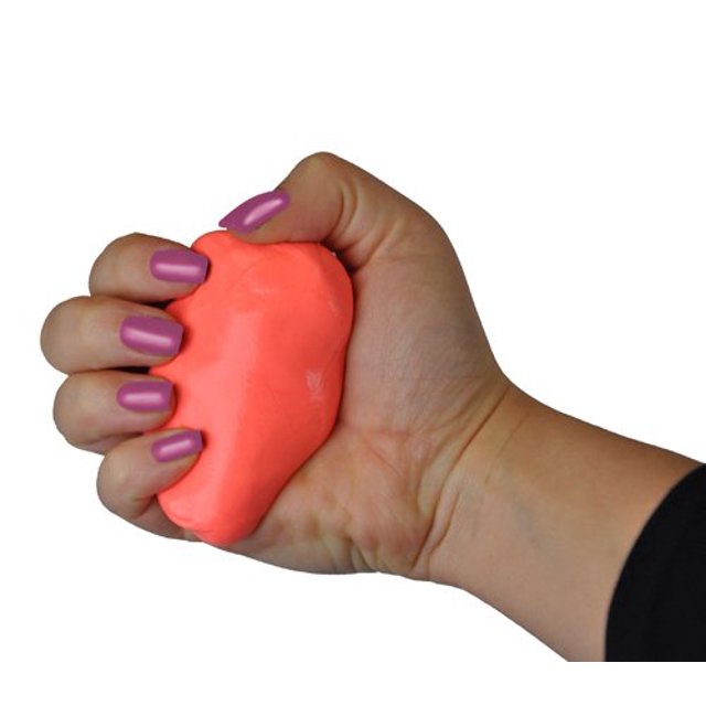 Pâte Thérapeutique pour les Mains Blue Jay « Squeeze 4 Strength » - 4 Oz, Molle, Rouge, Pâte Thérapeutique pour les Mains pour les Doigts, Exercices de Force de Préhension. Pâte Médicale
