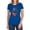 Royal, variant on Superman Heat Vision Charged Women's T Shirt, Navy, Medium