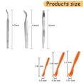 thumbnail image 3 of HAYAN 10 Pack Pet Grooming Comb Kit for Small Dogs, Cat Comb for Shedding, Stainless Steel Pet Hair Grooming Tool Kit, Tear Stain Remover Tool for Small Dogs, 3 of 7