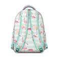 thumbnail image 3 of Flamingo Fashion Backpack for Teens - Padded Tablet Pocket & Organizational Sections, Durable Polyester School Bookbag, Trendy Middle School Backpack with Keychain Hook, 3 of 6