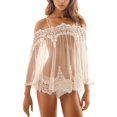 thumbnail image 1 of FVWITLYH Robes Boho pour Femmes Été Aguichant Col en V Profond Robe Longue Formelle Sans Manches Dégradé Fermeture Éclair Robes Swing Bleu Ciel,TTG, 1 of 4