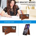 thumbnail image 3 of JiaheCover for Samsung Galaxy S21, Wallet Case with Credit Card Holder,Rugged Shockproof Kickstand Magnetic Buckle RFID Blocking Flip PU Leather Case, brown, 3 of 8
