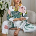thumbnail image 6 of Uemuo Turtle and Sea Life Pattern Womens Pajama Sets,PJ Set for Women,Pajamas for Women Logo,Long Sleeve Pajama Set for Women,Soft Long Sleeve Top With Pants-, 6 of 9