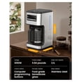 thumbnail image 6 of 14-Cup Coffee Maker, 24-Hour Programmable Coffee Brewer, Keep Warm, Drip Free, Washable Filter, Stainless Steel, Silver - Performance, 6 of 8