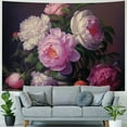 thumbnail image 4 of flowers, pink rose Tapestry Wall Hanging unique Style，Graphic Tapestries Home Wall Decor Art for Living Room Bedroom Apartment Farmhouse Dorm   Tapestry and wall decoration Home Wall Tapestry Art, 4 of 6