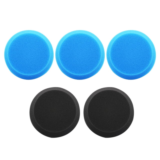 Miangastore Tampon Applicateur Multifonction Éponge Bleue 5 Pcs 1.2x4.3x4.3in