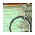 thumbnail image 1 of Cycling in Colorful Joy - Canvas, 1 of 10