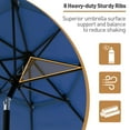 thumbnail image 4 of MOALCOFER 10FT Solar LED Patio Umbrella,3-Tier Market Umbrella With Push Button Tilt for Pool & Backyard, 4 of 8