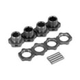 thumbnail image 1 of M17 17mm Aluminum Wheel Hex Hubs Adapter Nut with Pin for 1/8 RC Car Buggy, 1 of 7