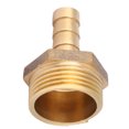 thumbnail image 1 of Connecteur de Barbillon Pratique en Laiton 2 Pcs, Raccord Rapide, pour Liquide Gaz Fiable à Utiliser 10mm, 1 of 7