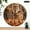 10x10in, variant on Patifu Fawn Standing In Autumn Leaves Wooden Wall Clock 10 Inch Silent Sweep Movement 10x10in
